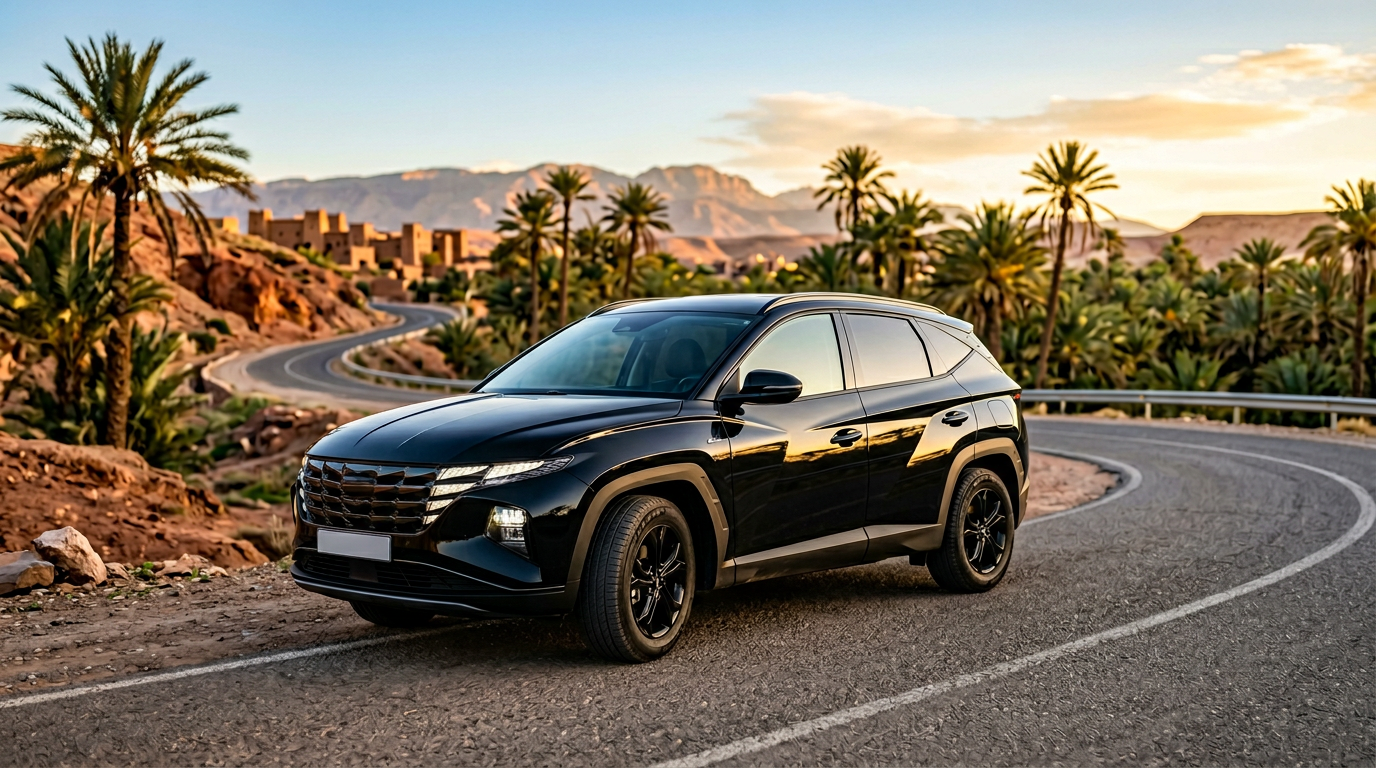 Standard sedan and SUV for private transfers across Morocco — air-conditioned, comfortable, seats up to 4 passengers